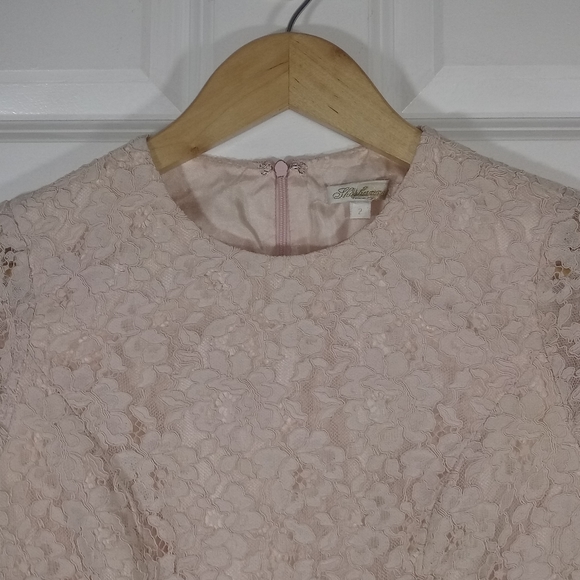 Shoshanna Valeria Lace Scalloped Eyelash Dress Size 2 - Picture 16 of 16